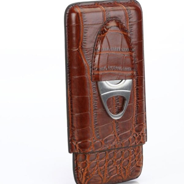 Brown leather case