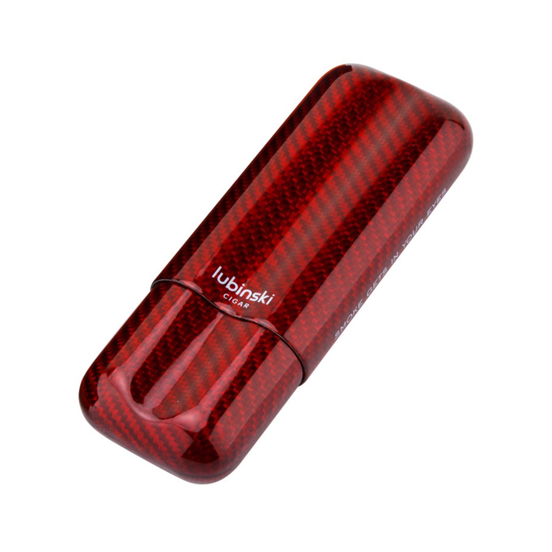 Two-Pack Carbon Fiber Moisture-Proof Portable Cigar Tube - Image 3