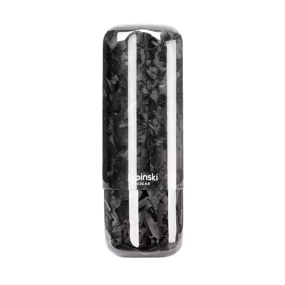 LUBINSKI Carbon Fiber Cigar Cover 2 Cigars - Image 3
