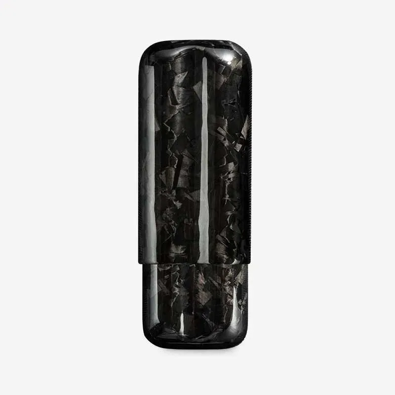 LUBINSKI Carbon Fiber Cigar Cover 2 Cigars - Image 2