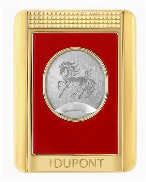 S.T. - Dupont CC STAND CNY HORSE RED
