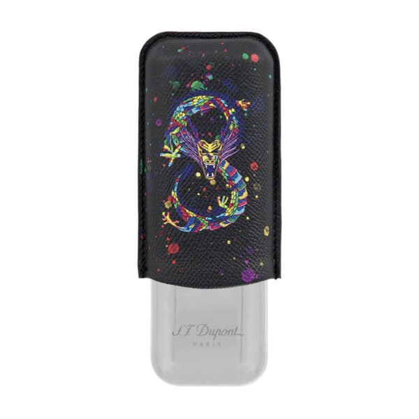 S.T. - Dupont 2 CG CASES DRAGON BLACKCHROME